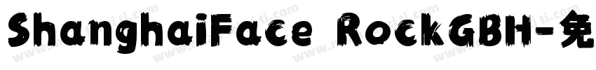 ShanghaiFace RockGBH字体转换